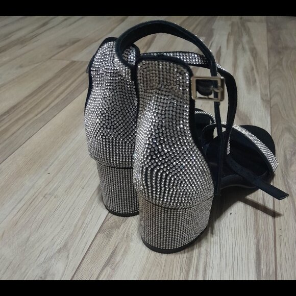 Women's rhinestone heels - Picture 2 of 4